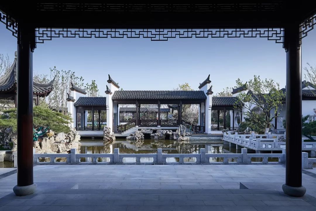 新中式庭院作品，格调高雅，怎么看都不腻