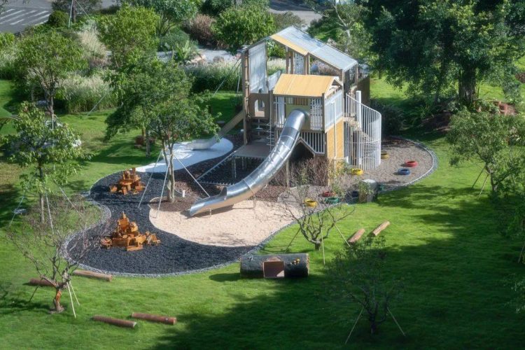 别墅庭院花园儿童娱乐区设计-成都青望园林景观设计公司-1